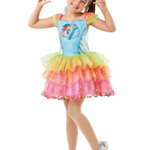 Rainbow Dash Klänning Deluxe Barn
