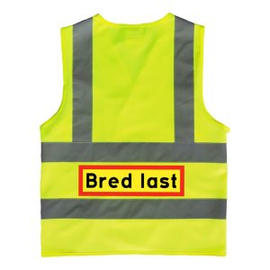 Reflexväst BRED LAST - Large/X-Large