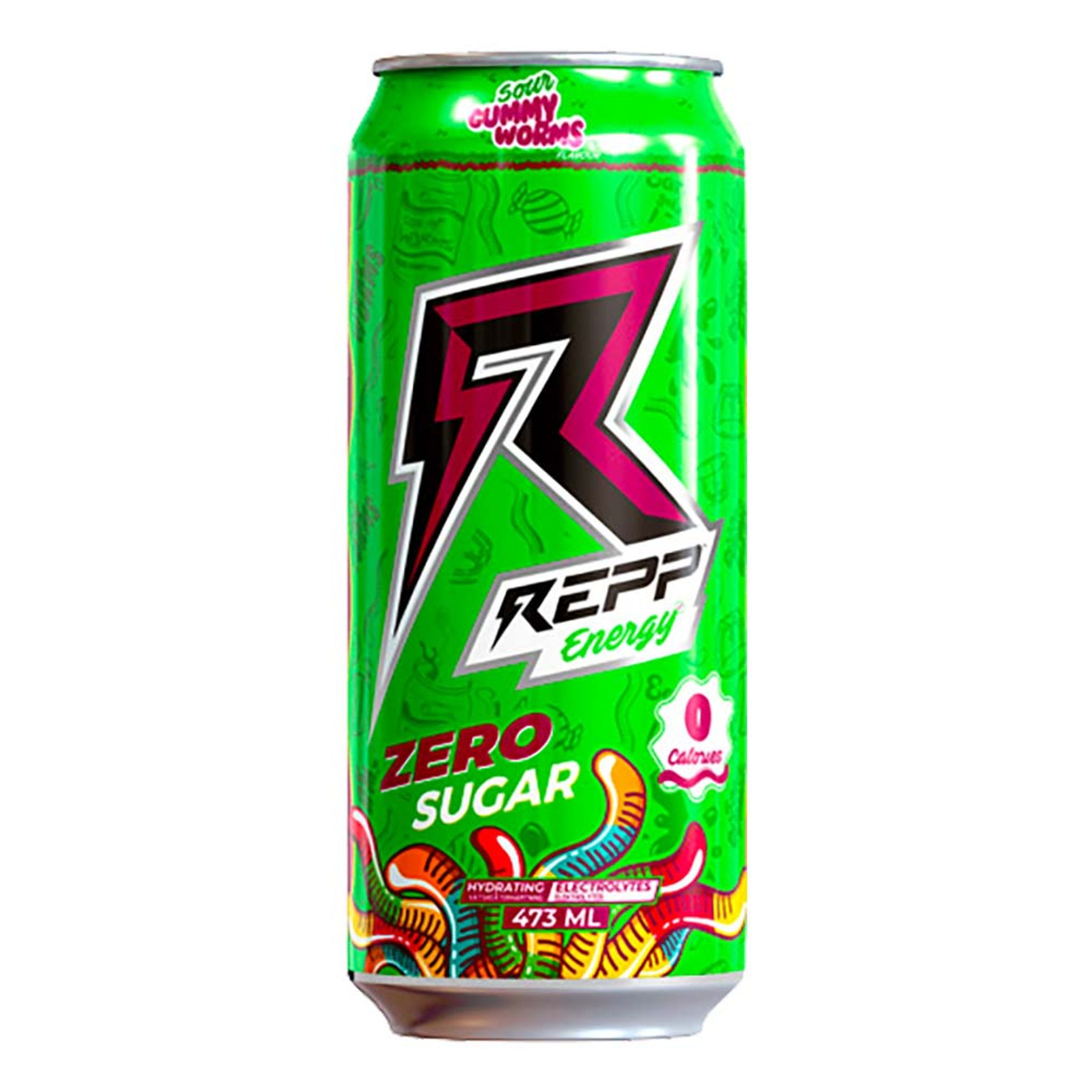Repp Energy Sour Gummy Worms
