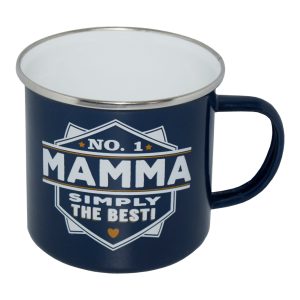 Retromugg med Text - No.1 Mamma