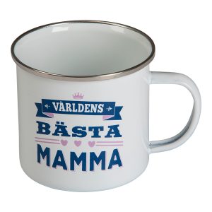 Retromugg med Text - Världens Bästa Mamma