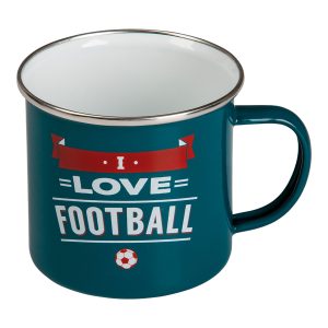 Retromugg med Text - Football