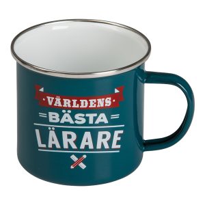 Retromugg med Text - Världens Bästa Lärare