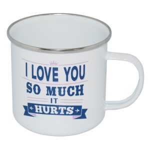 Retromugg med Text - Love You