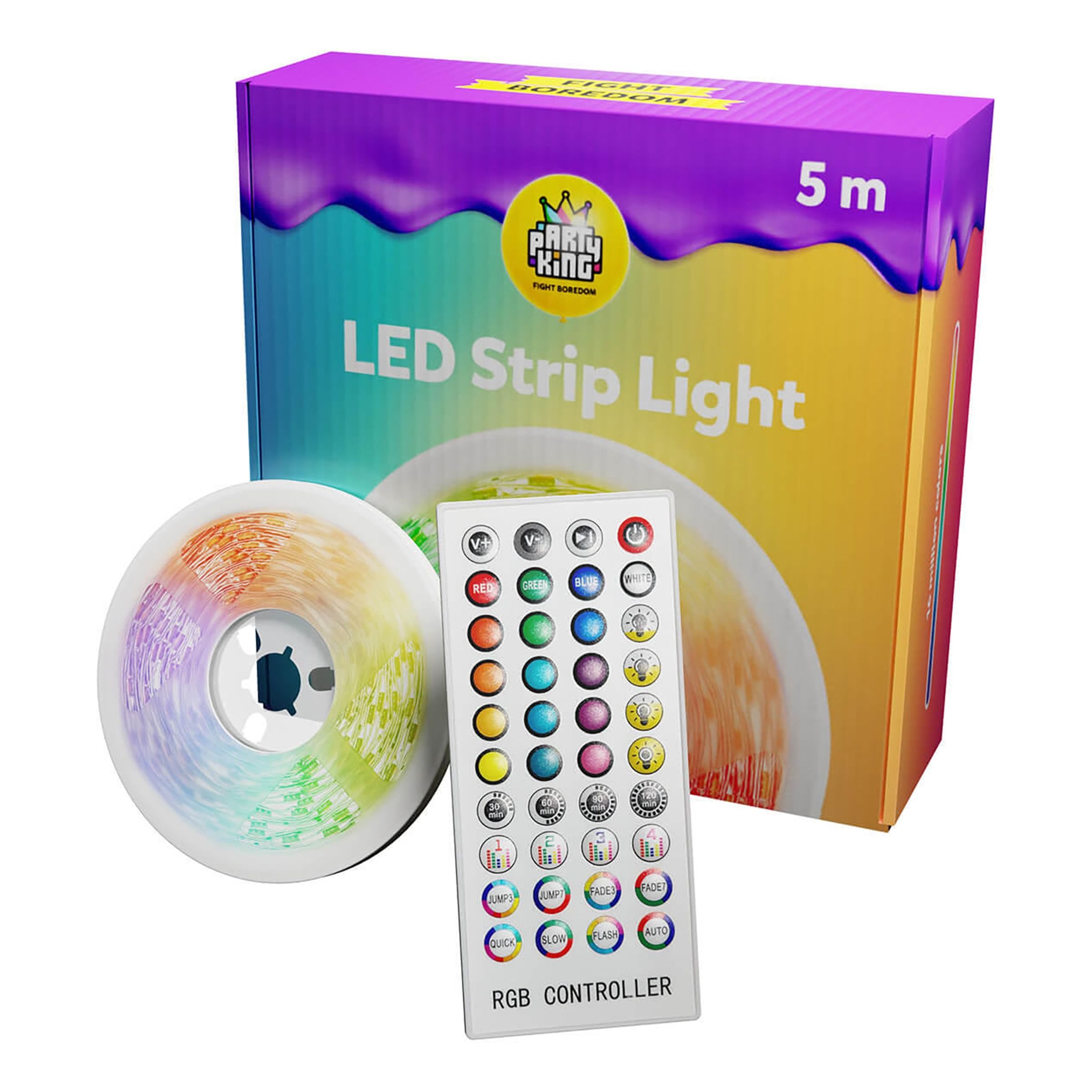 RGB LED Ljusslinga - 5 meter