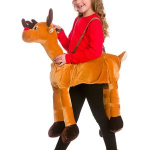 Ridande Ren Maskeraddräkt Barn