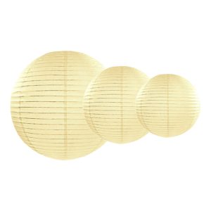 Rislampa Vaniljvit - 35 cm