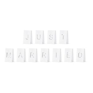 Papperslyktor Just Married