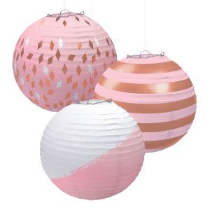 Rislampor Roséguld Blush - 3-pack