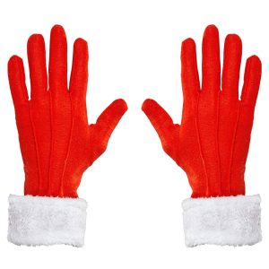 Röda Tomte Handskar