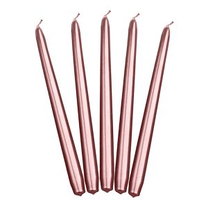 Kronljus Roséguld - 10-pack