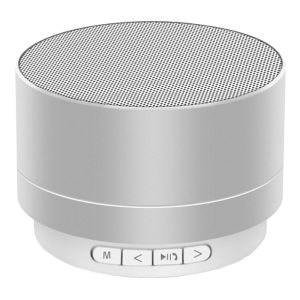 Rund Mini Bluetooth Högtalare Silver