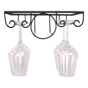 Rustik Vinglashållare - 4-glas