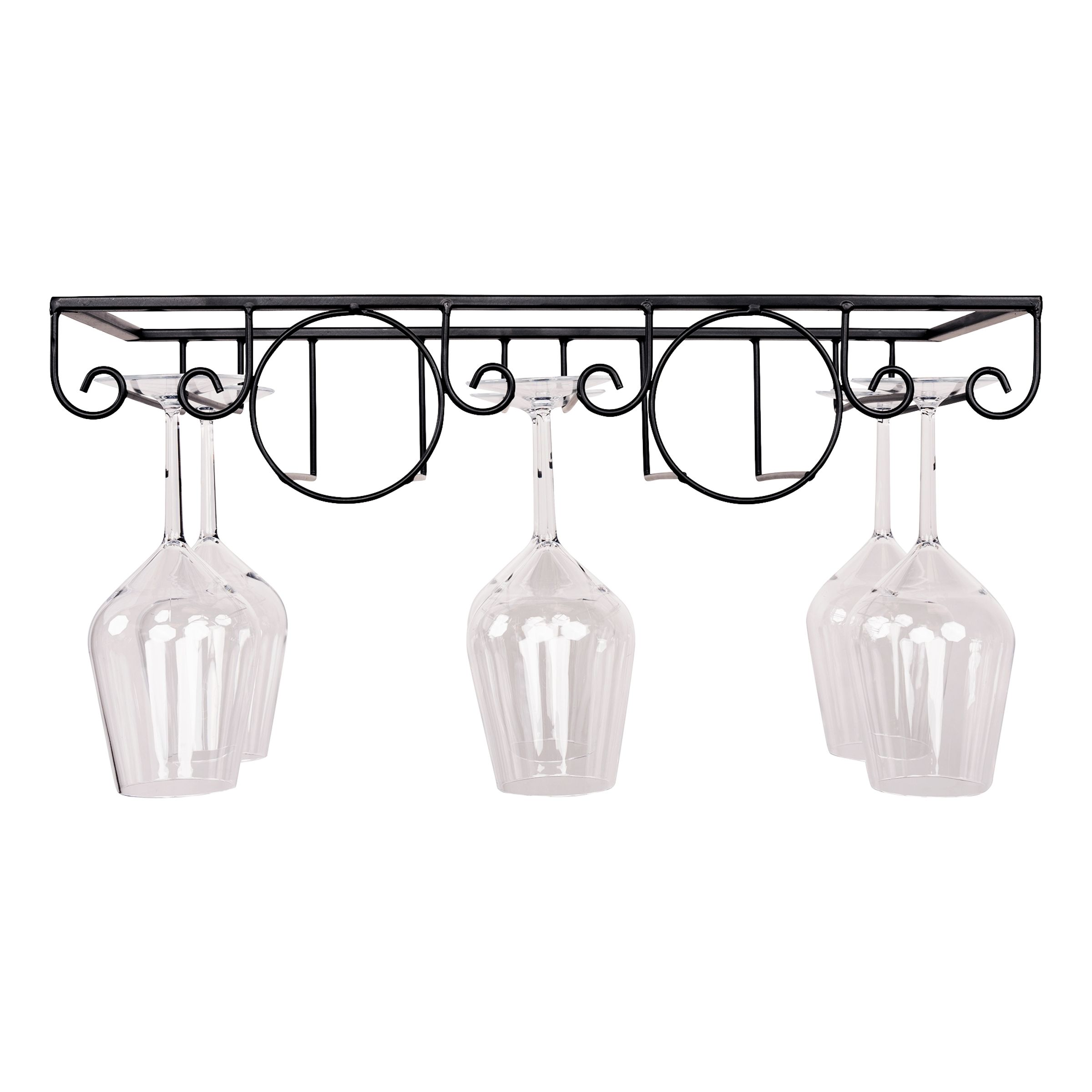 Rustik Vinglashållare - 6-glas