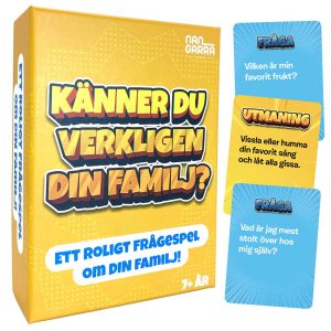 Sällskapsspel Känner Du Verkligen Din Familj?