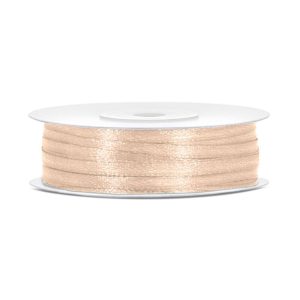 Satinband Cream - 3 mm x 50 m