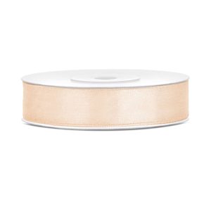 Satinband Cream - 12 mm x 25 m