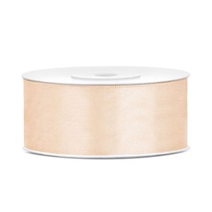 Satinband Cream - 25 mm x 25 m