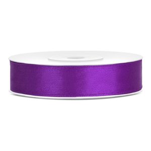 Satinband Lila - 12 mm x 25 m