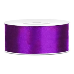 Satinband Lila - 25 mm x 25 m