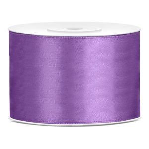 Satinband Ljuslila - 50 mm x 25 m