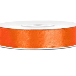 Satinband Orange - 12 mm x 25 m