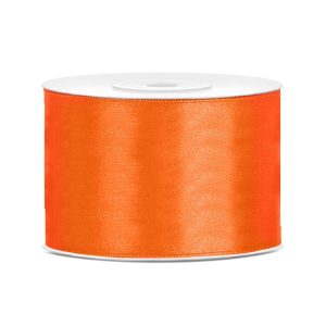 Satinband Orange - 50 mm x 25 m