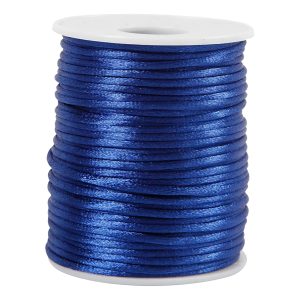 Satinsnöre Mörkblå - 50 meter