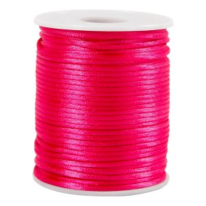Satinsnöre Rosa - 50 meter