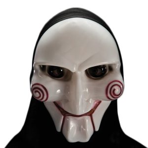 Saw Puppet Mask med Huva