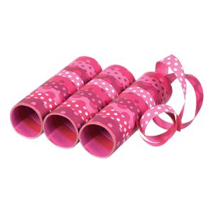 Serpentiner Rosa Prickig - 3-pack