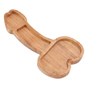 Serveringsbricka i Trä Penis - Liten