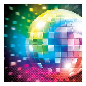 Servetter 70-tal Disco - 16-pack