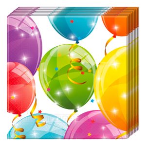 Servetter Ballonger - 20-pack