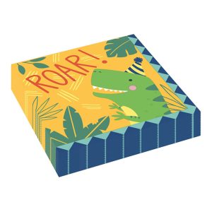 Servetter Happy Dino Birthday - 16-pack