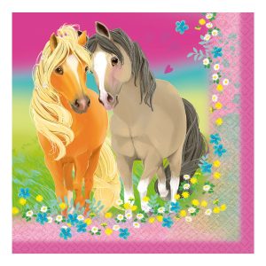 Servetter Hästar - 20-pack