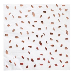Servetter Roséguld - 16-pack