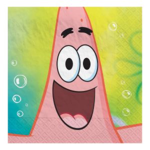 Servetter SvampBob Fyrkant - 16-pack