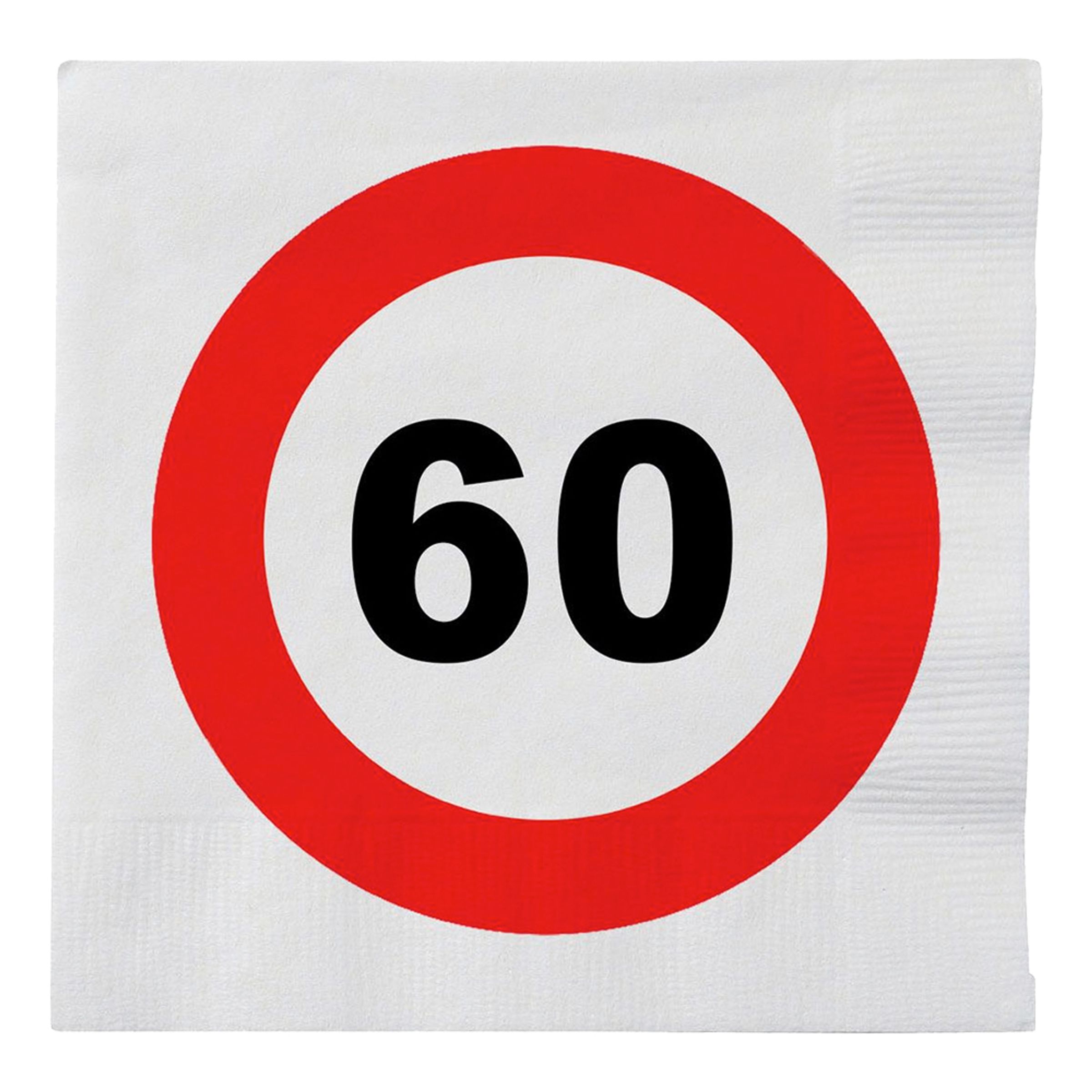 Servetter Trafikskylt 60 - 16-pack
