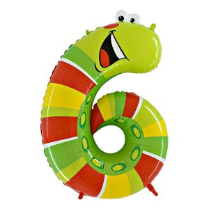 Sifferballong Djur - Siffra 6