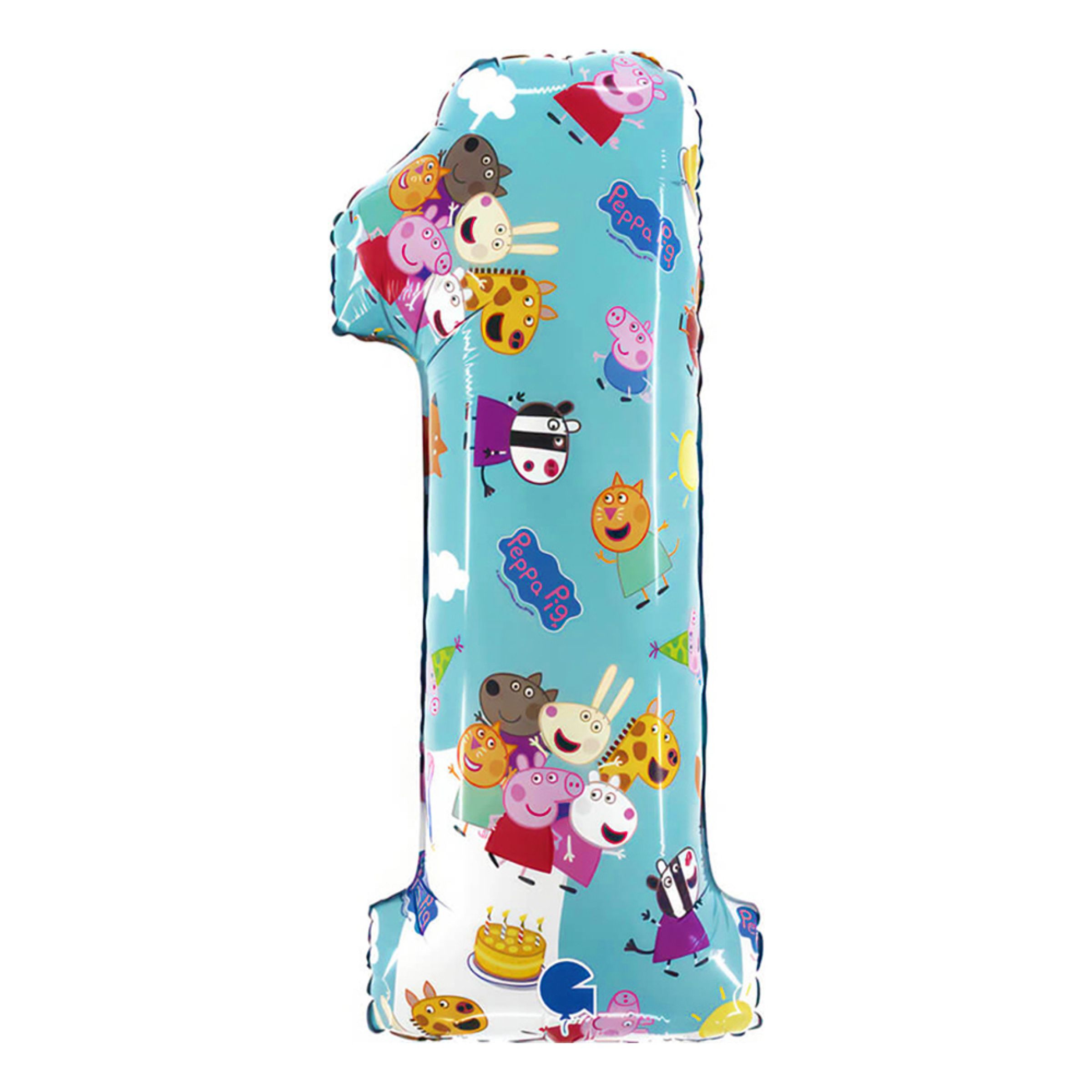 Sifferballong Greta Gris - Siffra 1