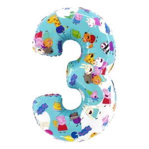 Sifferballong Greta Gris - Siffra 3