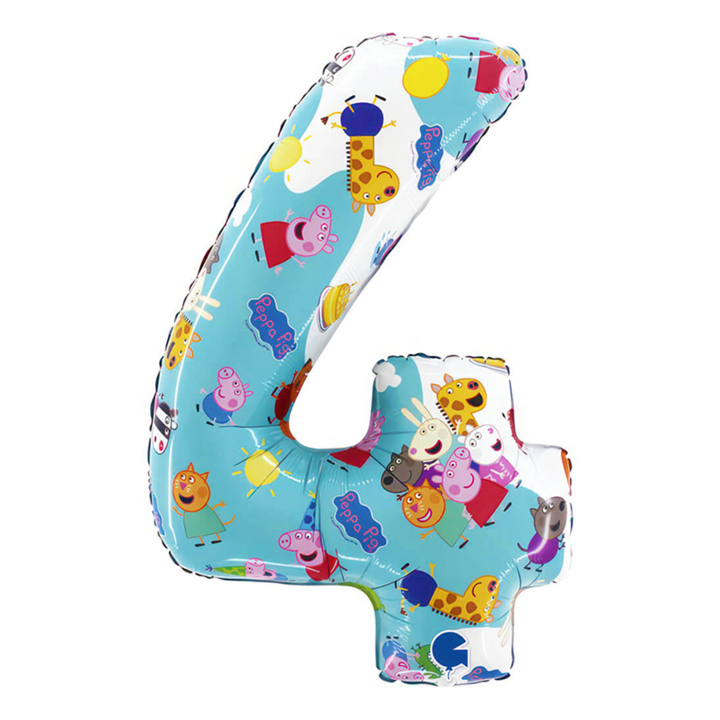 Sifferballong Greta Gris - Siffra 4