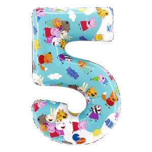 Sifferballong Greta Gris - Siffra 5