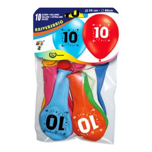 Sifferballong Latex 10 - 10-pack
