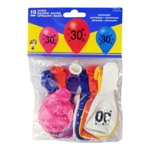 Sifferballong Latex 30 - 10-pack
