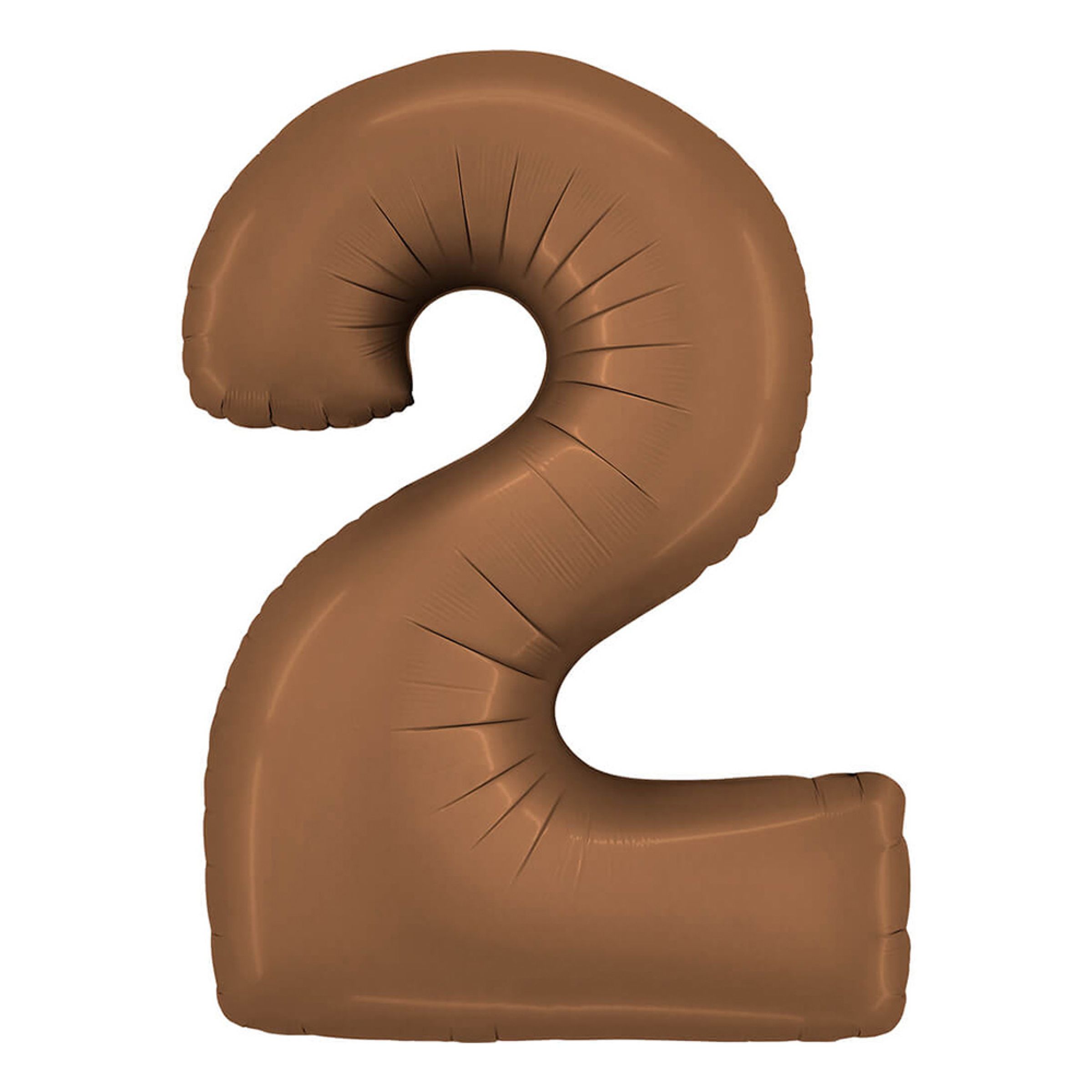 Sifferballong Satin Chocolate - Siffra 2