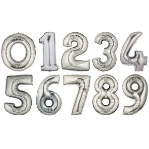 Sifferballong Silver