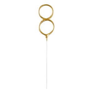 Sifferbloss Guld - Siffra 8