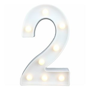 Siffra med LED-Belysning - Siffra 2